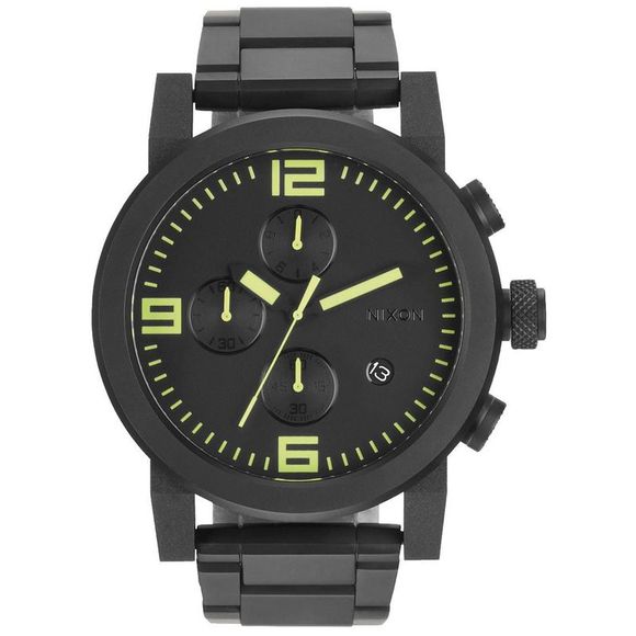 Nixon Men's The Ride SS Black Dial Watch - A347-1256 - Picture 1 of 1